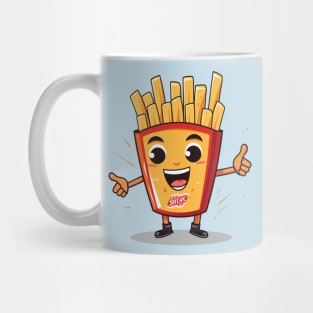 kawaii french fries T-Shirt cute potatofood Mug